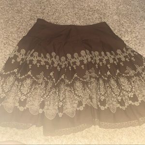 brown skirt thrifted , great condition just doesn’t fit me